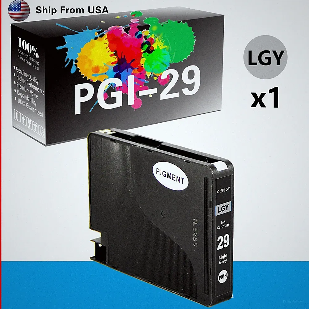 1-Pack Light Gray PGI-29 PGI29 Ink Cartridge for PIXMA Pro-1 Pro-1s Printer