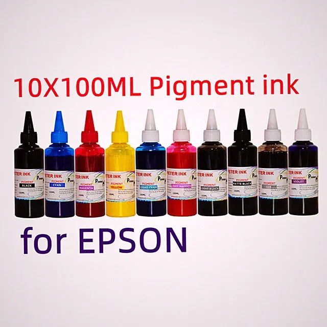 10X100ML Premium Pigment refill ink for P700 P900 printer -sample