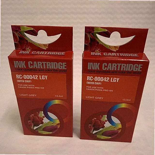 2or8 PK BK/C/M/Y/PC/PM/GY/LGY Ink Cartridge For Canon CLI42 CLI-42 Pixma Pro-100