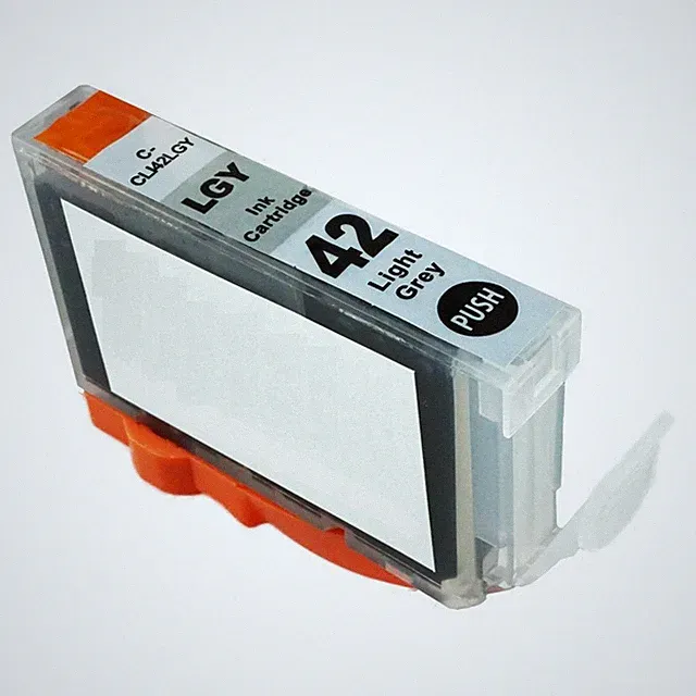 2PKS CLI-42 Light Gray Ink Cartridge Tank for Canon PIXMA PRO-100 Printers