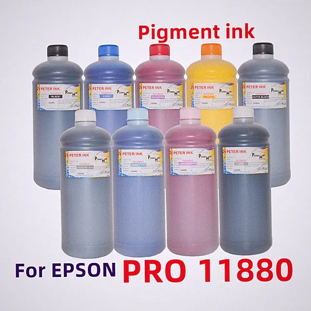 9X1Liter Premium Pigment refill ink for Stylus Pro 11880 T591 591