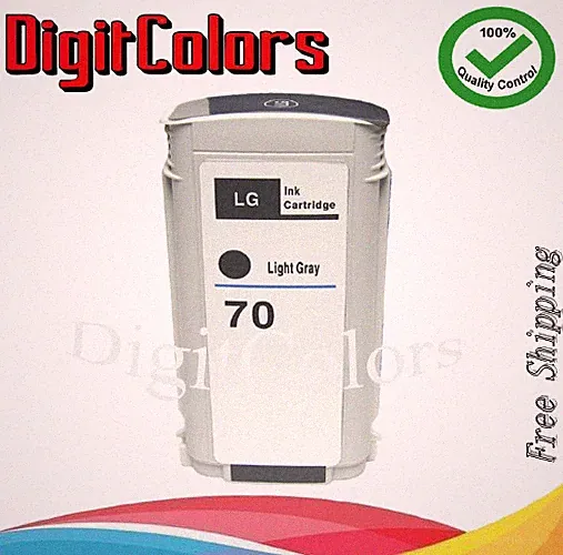 Compatible Ink Cartridge For HP 70 Light Gray C9451A Designjet Z5400 Printer