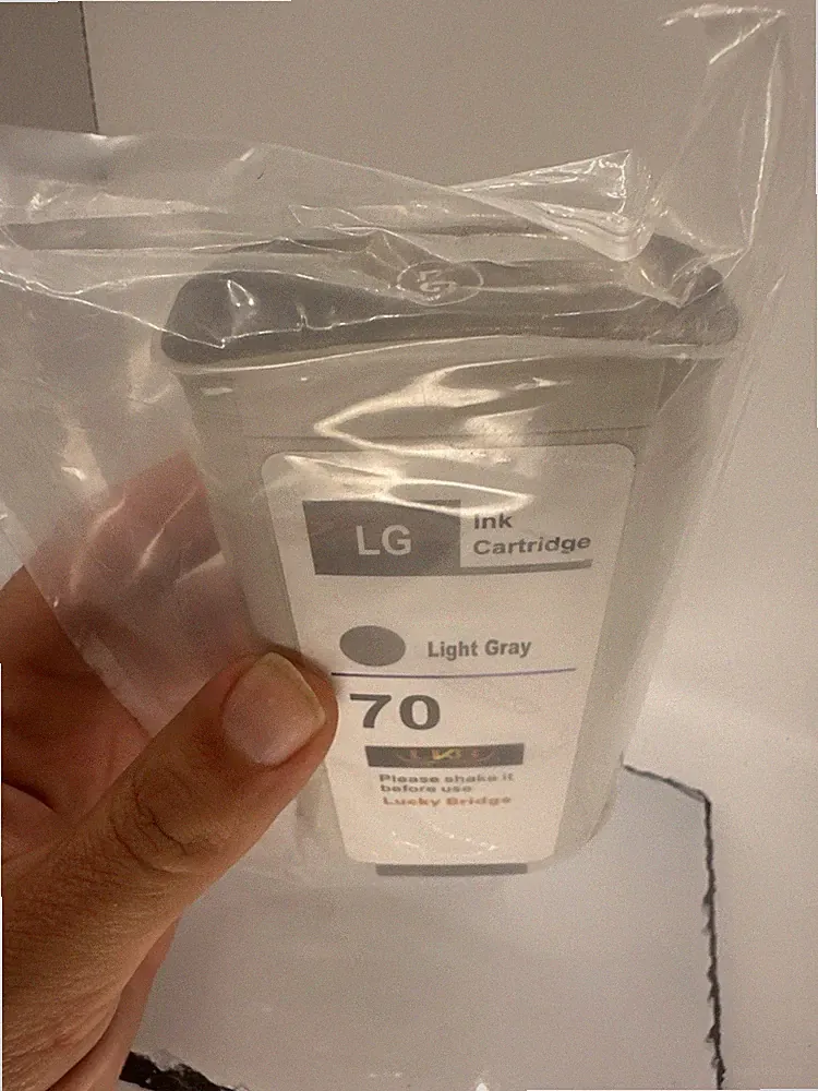 HP 70 Light Gray Compatible Ink Cartridge 130ml Replacement Sealed No Box
