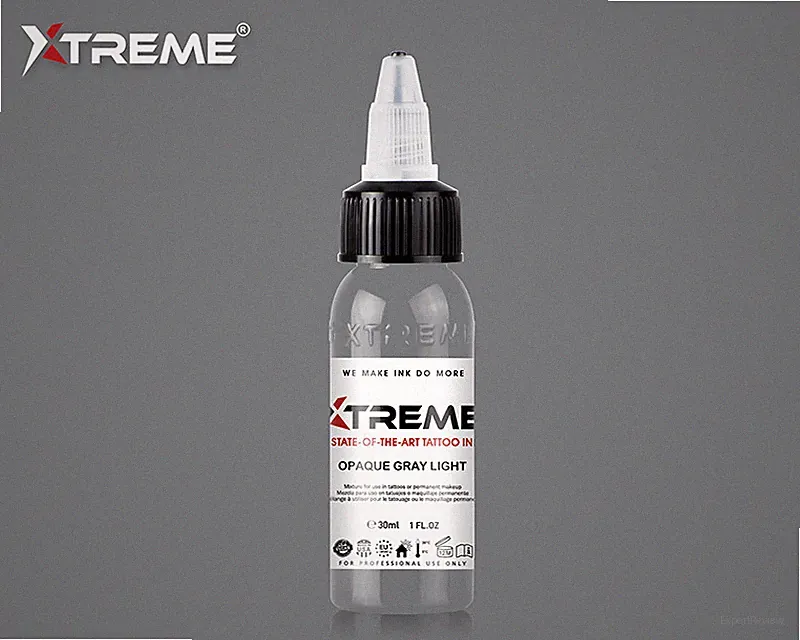 OPAQUE GRAY LIGHT Xtreme Ink Bright Solid Color Tattoo Pigment Made in USA